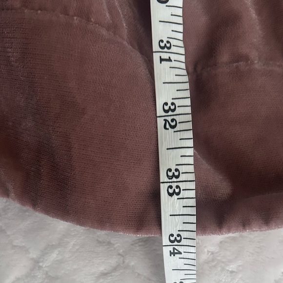 Free People Farrier Velvet Mini Dress Pink Champagne Color Size Medium NWT - Picture 9 of 9